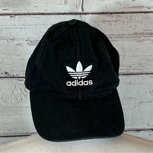 adidas Other - ADIDAS Baseball Hat Black/White